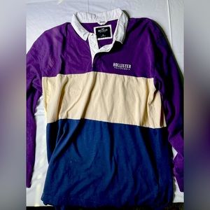 Hollister California long sleeve polo